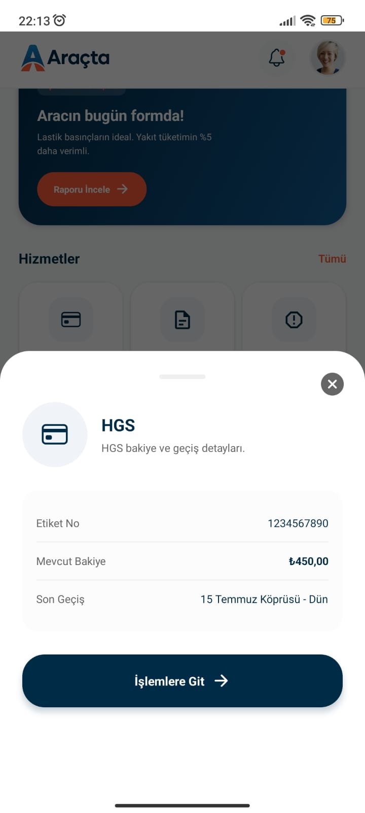HGS İşlemleri